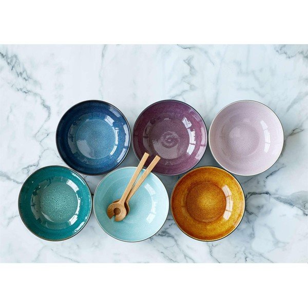 Modro-šedá mísa z kameniny ø 30 cm Mensa - Bitz-image-1