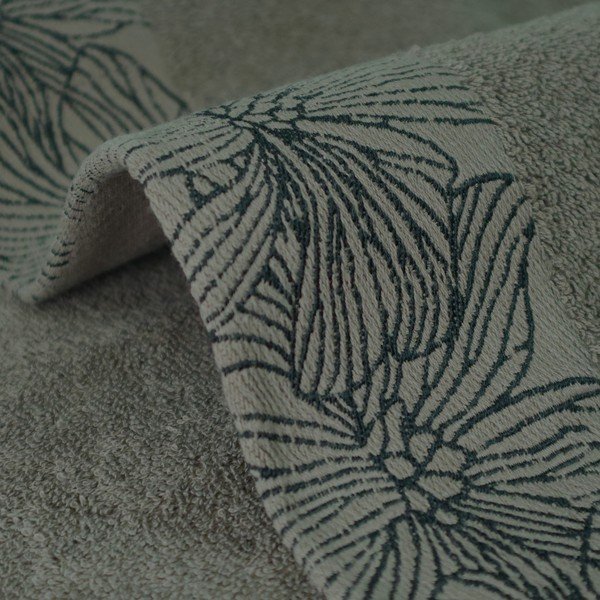 Tmavě zelený froté bavlněný ručník 50x100 cm Valencia – My House-image-3