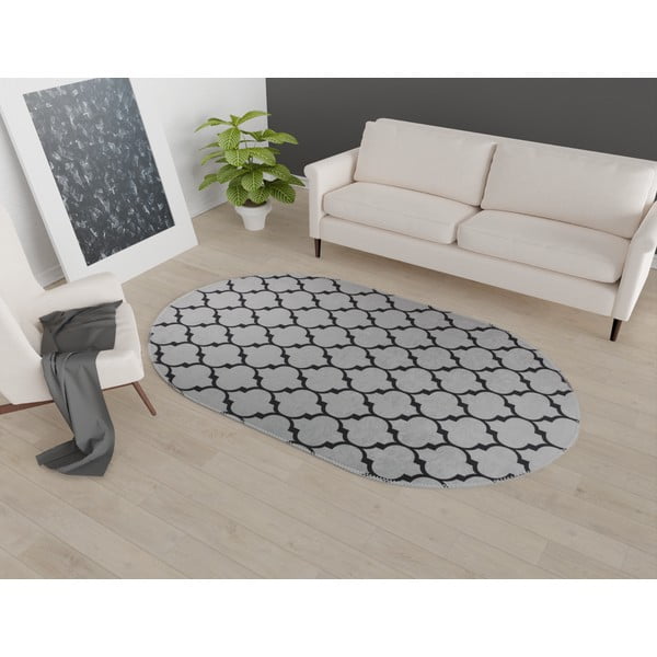 Tmavě šedý pratelný koberec 120x180 cm – Vitaus-image-1