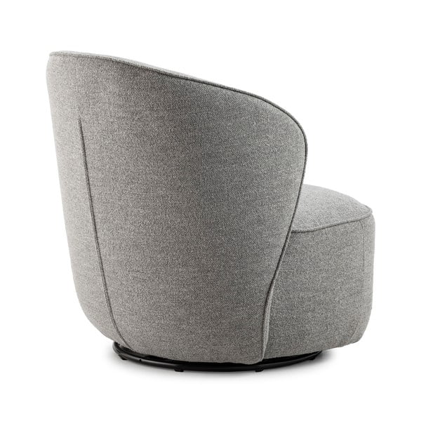Světle šedé otočné křeslo Edna – MOME-image-3