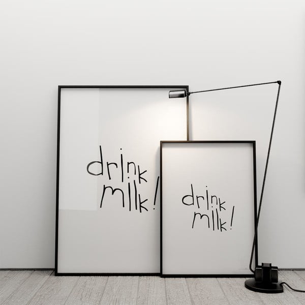 Plakát Drink milk, 50x70 cm