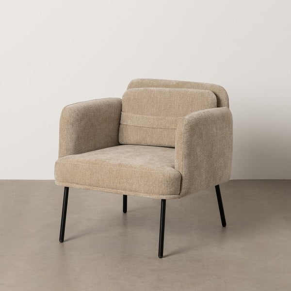 Béžové žinylkové křeslo Bind – Ixia-image-2