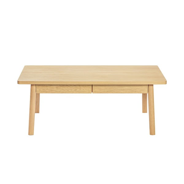 Konferenční stolek v dekoru dubu v přírodní barvě 60x120 cm Nice – Woodman-image-2