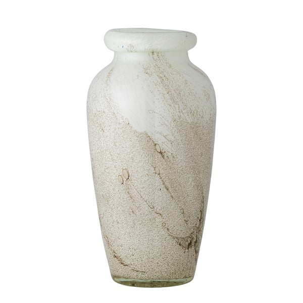 Bílá skleněná váza Lenore – Bloomingville-image-2