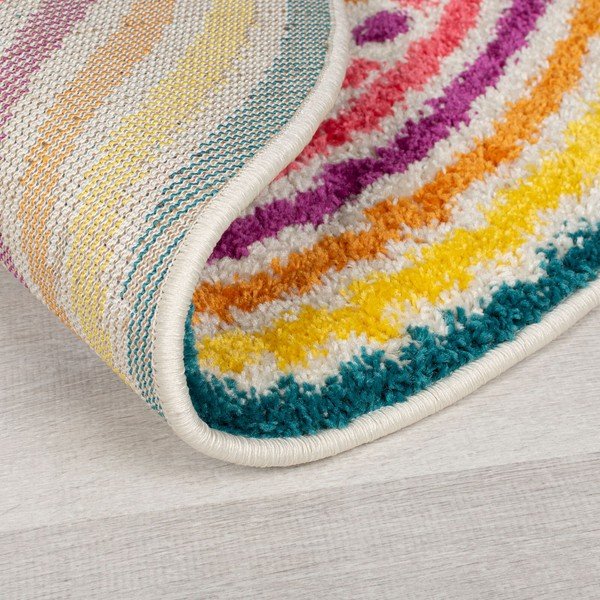 Kulatý koberec 100x100 cm Rainbow Spot – Flair Rugs-image-2