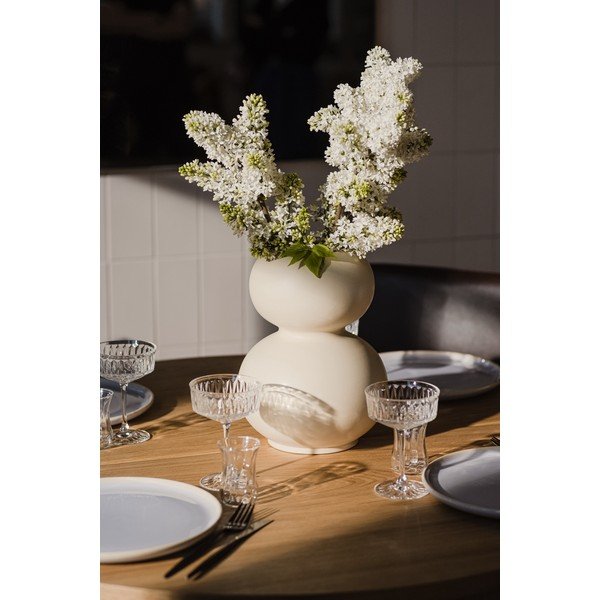 Béžová keramická váza (výška 36 cm) Tuga – noo.ma-image-1