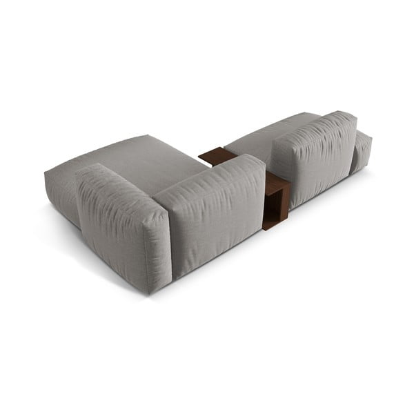 Světle šedá modulární rohová pohovka (pravý roh) Martina – Micadoni Home-image-3