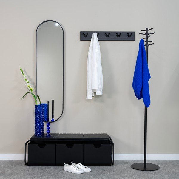 Černý kovový věšák 35x178 cm Pull – Spinder Design-image-1