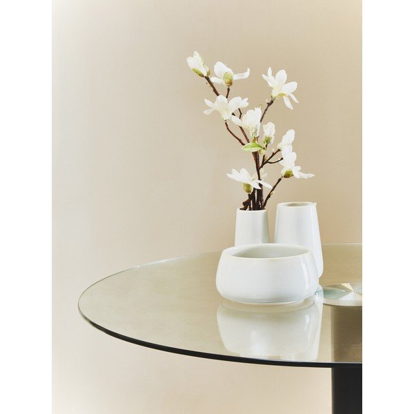 Kulatý jídelní stůl se skleněnou deskou ø 90 cm Metropolitan – Premier Housewares-image-2