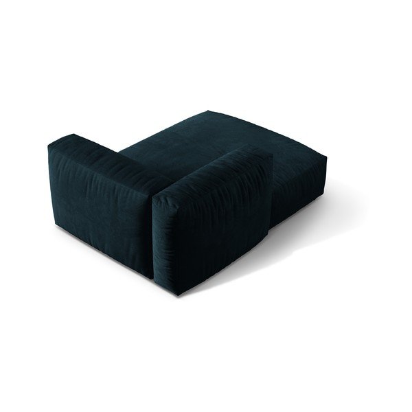 Tmavě modrý sametový modul pohovky (levý roh) Martina – Micadoni -image-2