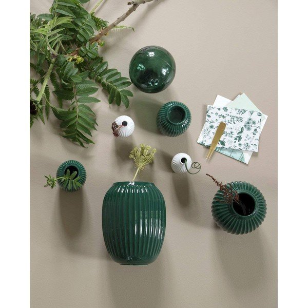 Zelená kameninová váza Kähler Design Hammershoi, ⌀ 16,5 cm-image-1