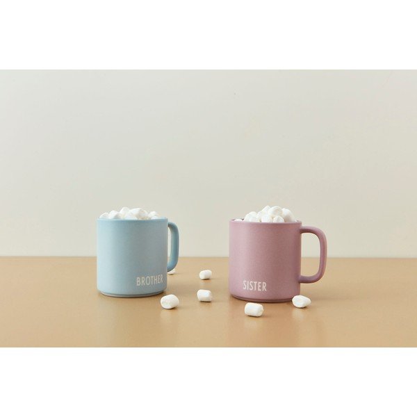 Modrý porcelánový hrnek 175 ml Brother – Design Letters-image-1
