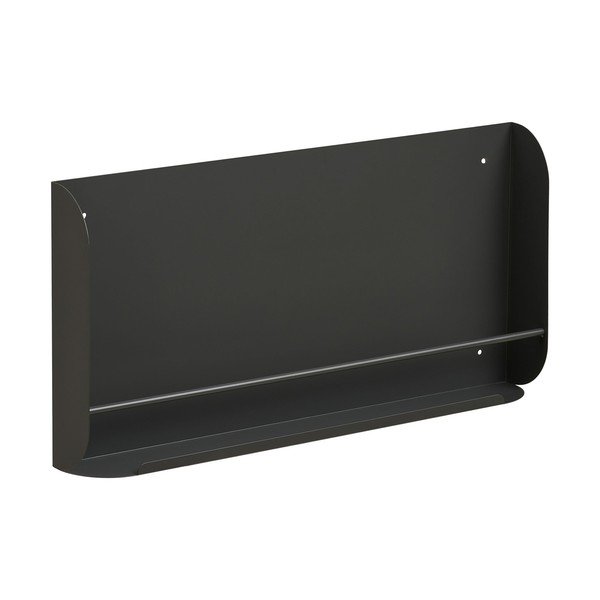 Tmavě šedá kovová police 60 cm Volterra – House Nordic-image-2