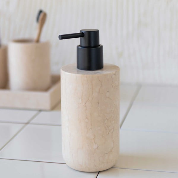 Krémový mramorový dávkovač mýdla 200 ml Marble – Mette Ditmer Denmark-image-3