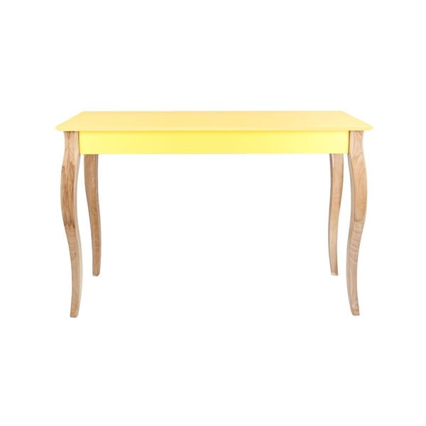 Konzolový stolek Dressing Table 150x74 cm, žlutý-image-1