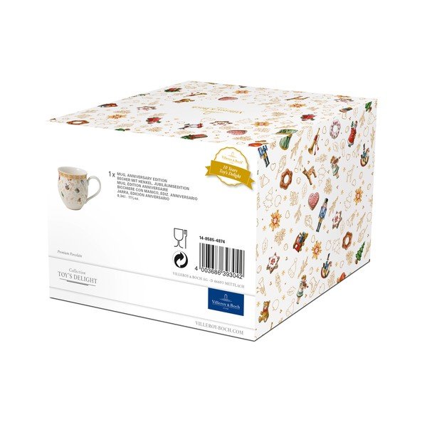 Bílý porcelánový hrnek s vánočním motivem Villeroy & Boch-image-3