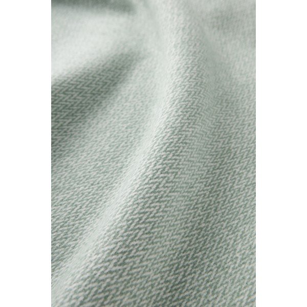 Zelená deka s příměsí bavlny 140x180 cm Espiga – Euromant-image-2