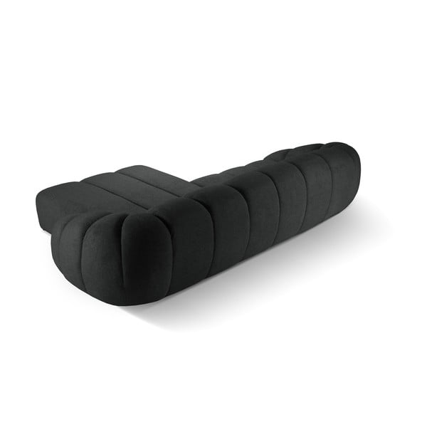 Černá rohová pohovka (pravý roh) Diana – Micadoni -image-3