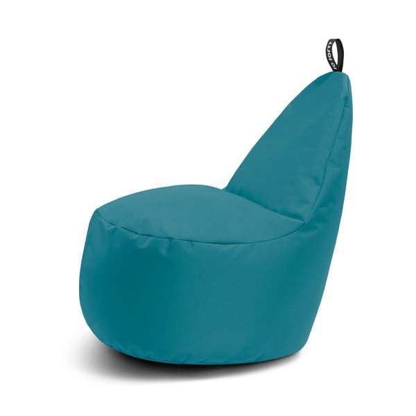 Tyrkysový sedací vak Lull L – So Soft?