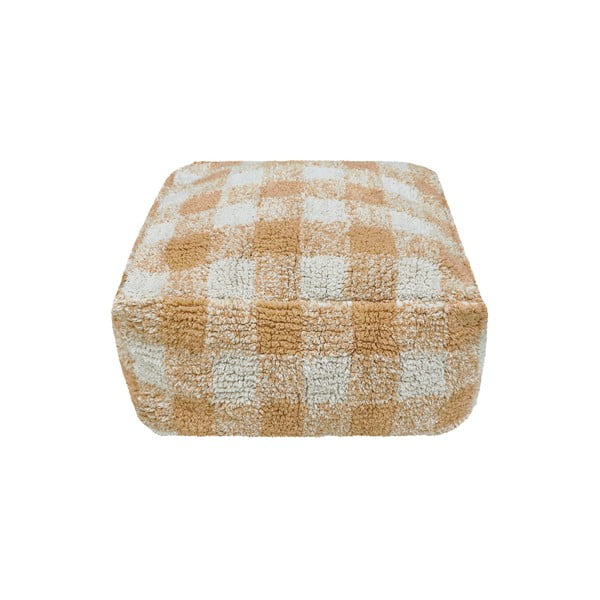 Okrově žlutý taburet Vichy Honey – Lorena Canals