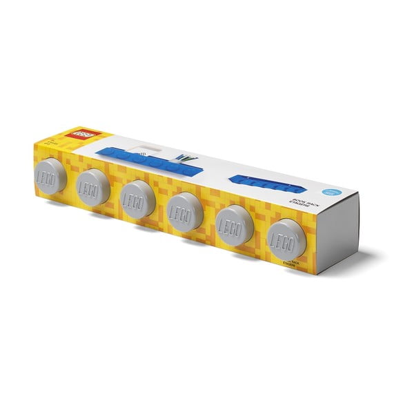 Dětská šedá nástěnná polička LEGO® Sleek-image-4
