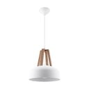 Bílé závěsné svítidlo Nice Lamps Olla
