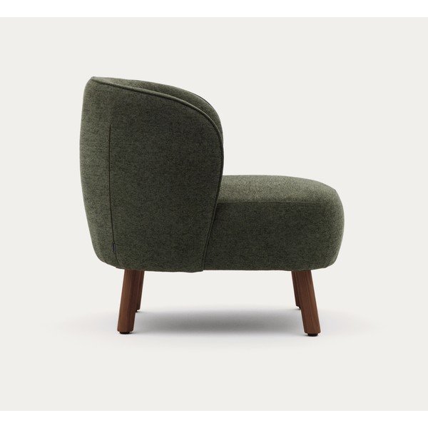 Khaki žinylkové křeslo Ulit – Kave Home-image-3