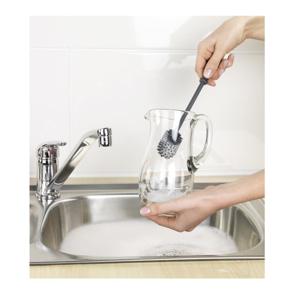 Silikonový mycí kartáč Wenko Brush, délka 25 cm-image-3