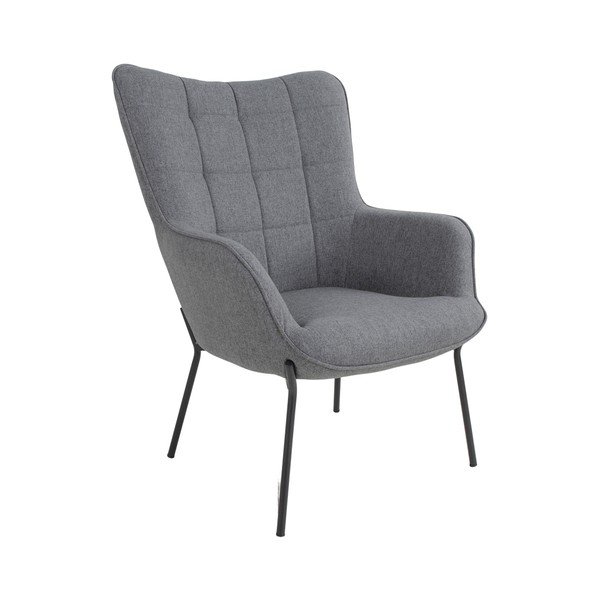 Šedé křeslo House Nordic Glasgow-image-3