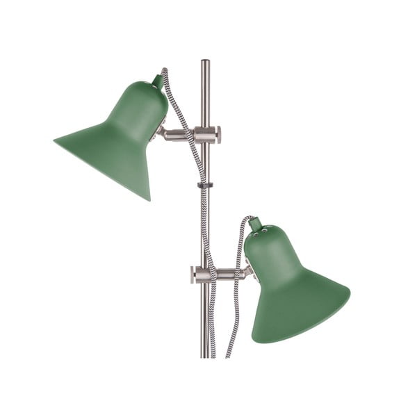 Tmavě zelená stojací lampa Leitmotiv Slender, výška 153 cm