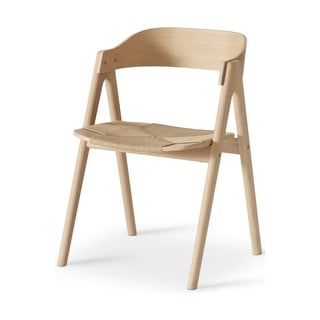 Jídelní židle z bukového dřeva s ratanovým sedákem Findahl by Hammel Mette