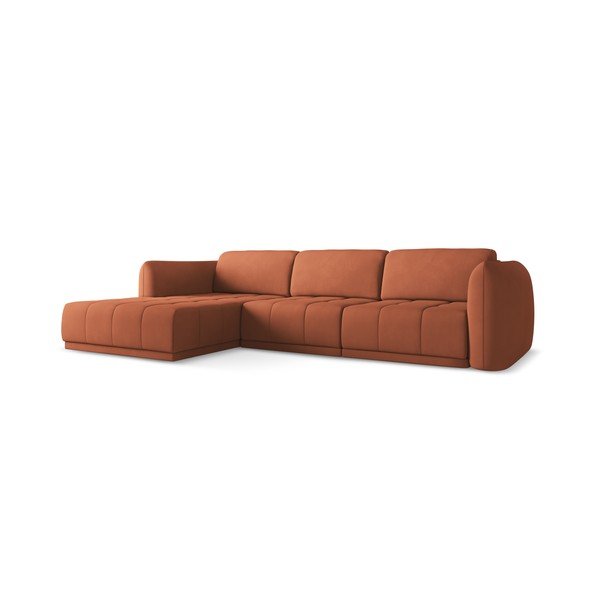 Oranžová rohová pohovka (levý roh) Hoku – Makamii-image-2