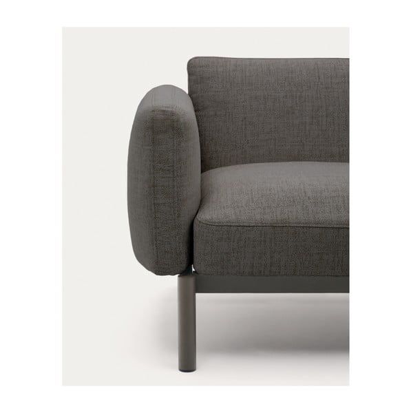 Šedá čalouněná zahradní pohovka Sorells – Kave Home-image-1