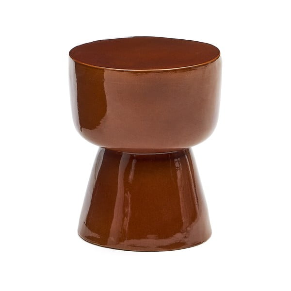 Keramický kulatý zahradní odkládací stolek ø 36 cm Mesquida – Kave Home