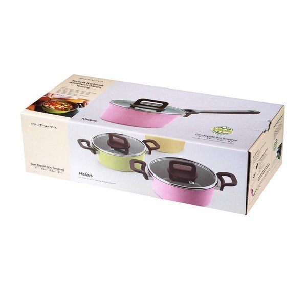 Modrý omáčník s pokličkou Kutahya Saucepan-image-1