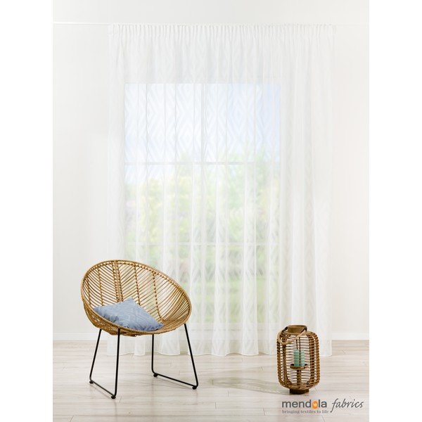 Krémová záclona 400x260 cm Estrella – Mendola Fabrics-image-1