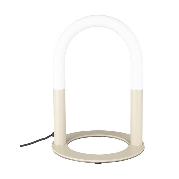 Béžová kovová LED stmívatelná stolní lampa (výška 36 cm) Arch – Zuiver