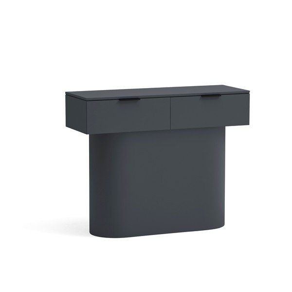 Antracitový konzolový stolek 36x100 cm Totem – Teulat