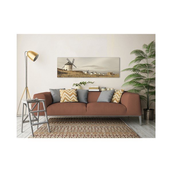 Obraz Styler Canvas Harmony Field, 45 x 140 cm-image-1