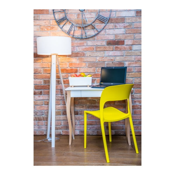 Bílý psací stůl Ragaba Lillo, délka 65 cm-image-1