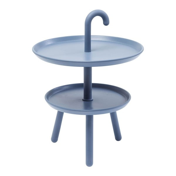 Šedý odkládací stolek Kare Design Jacky, ⌀ 42 cm