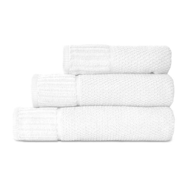 Sada 3 bílých ručníků Artex Suprem