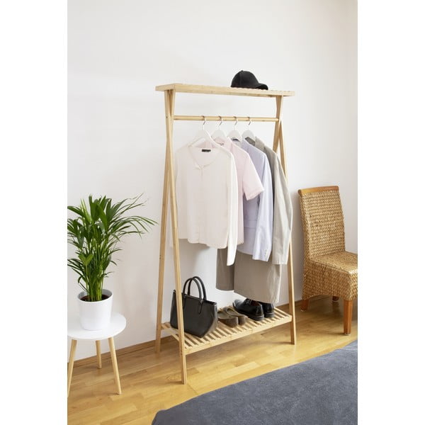 Bambusový stojan na oblečení v přírodní barvě Lanai – Wenko-image-1