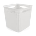 Bílý úložný košík z recyklovaného plastu Brisen - Rotho