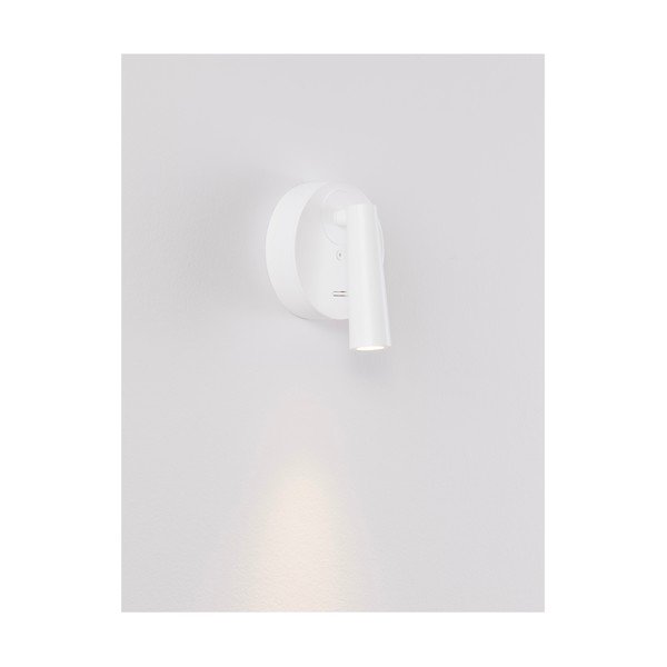 Matně bílé hliníkové LED bodové svítidlo s ohybatelnou konstrukcí 7x10 cm Tico – Nova Luce-image-2