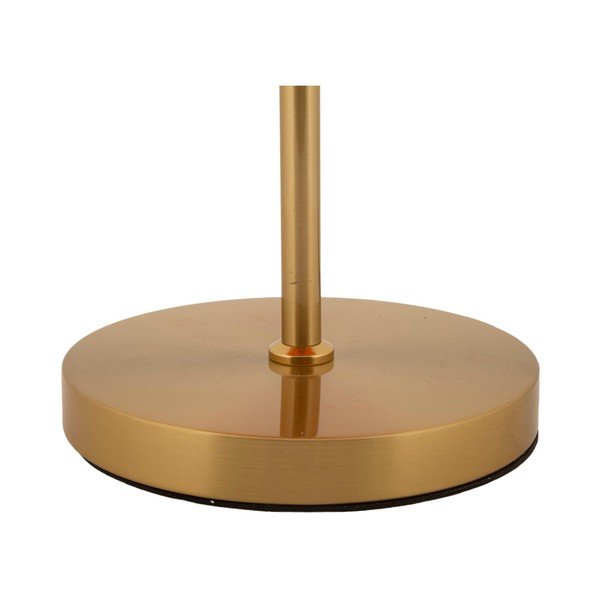Oranžová/ve zlaté barvě kovová stolní lampa se skleněným stínidlem (výška 53 cm) Oldy – Mauro Ferretti-image-4