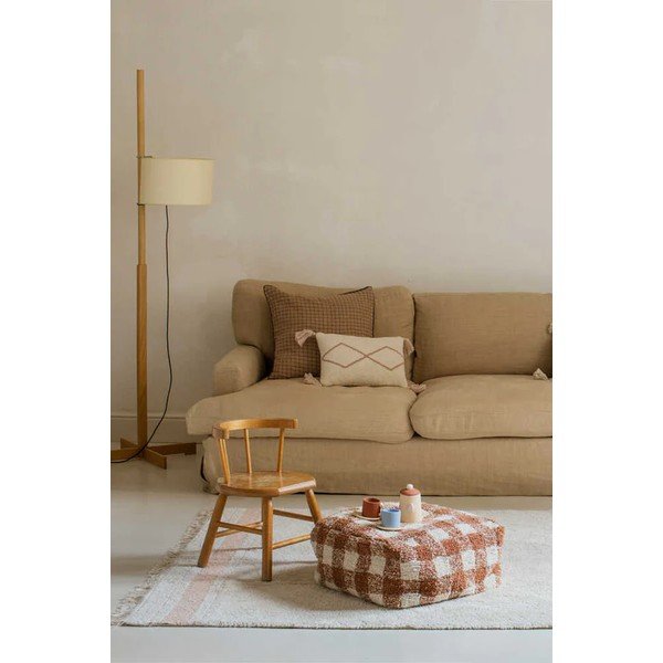 Růžovo-krémový pratelný ručně tkaný bavlněný koberec 140x200 cm Gastro Rose – Lorena Canals-image-1