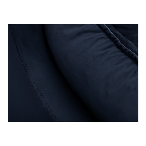 Modrá sametová pohovka Mazzini Sofas Freesia, 150 cm-image-4