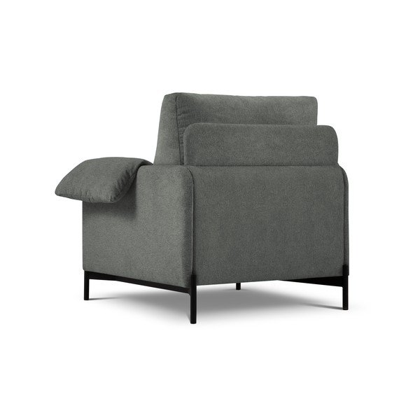 Tmavě šedé křeslo Interieurs 86 Zoe-image-3