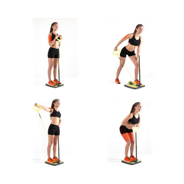 Plošina na posilování hýždí a nohou s návodem na cvičení InnovaGoods Fitness-image-3